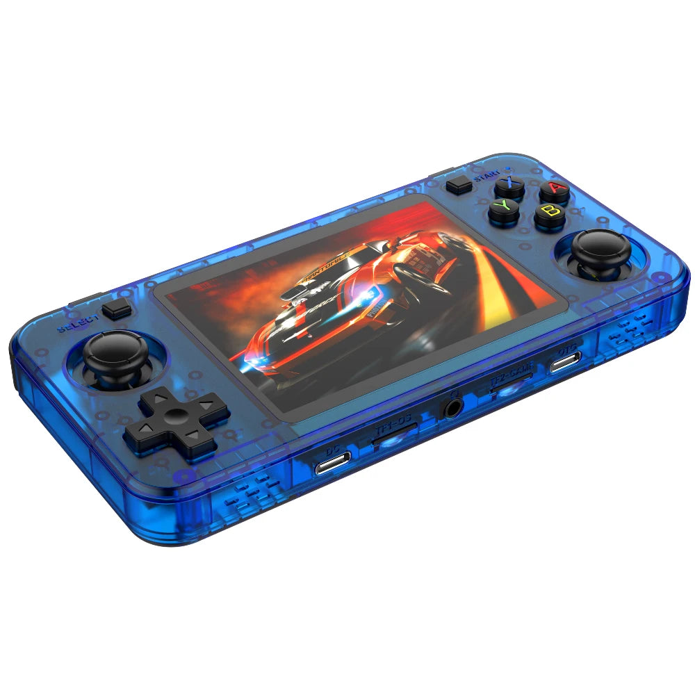 BOYHOM Green R36H Retro Video Game Console 3.5‘’ IPS Screen RK3326 3000 mAh Open Linux System Portable Player 64GB 128GB