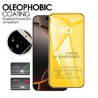 1-5PCS 9D Full Cover Tempered Glass For iPhone 17 16 15 11 12 13 14 Pro Max 16E Screen Protector For iPhone 13 Mini XR X XS Max
