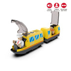 Kids Electric Train Set Locomotive Magnetic Train Car Diecast Slot Toy Fit for Wooden Train Railway Track Toys for Children Gift
