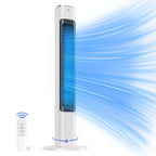 Patbrela 40inch Electric Tower Fan, 4 Speeds, 51° Oscillation, Remote Control, 12H Timer, 45W with Touch Control