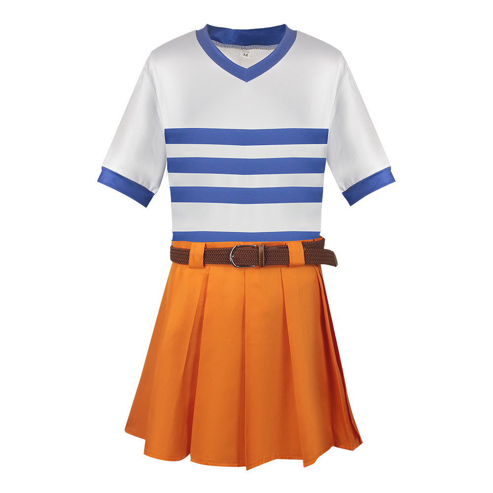 Anime  Nami Cosplay Costume Anime Halloween COS Japanese Unifrom Outfits Role Play Novelty Women Dress Up Carnival  Nami dress