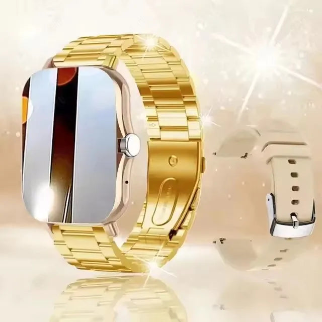NEW 2025 Fashion SmartWatch Android Phone 2.01" Color Screen Full Touch Custom Dial Watch Women Bluetooth Call Smart Watch Men