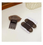 Hair Head Cushion Invisible Fluffy Puff Hair Pad Sponge Clip Bun Bump It Up Volume Hair Base Women Girls Styling Accessories