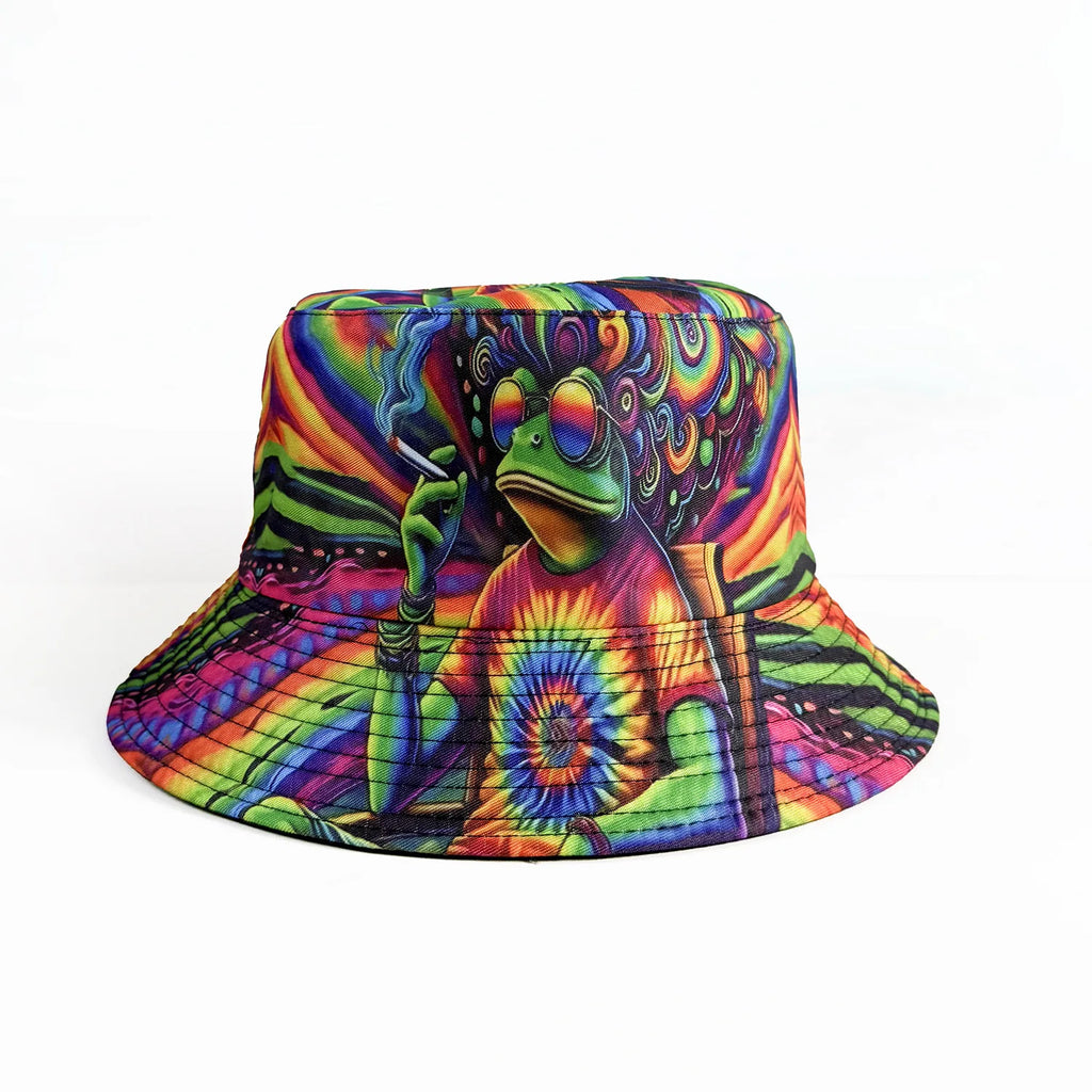 Cartoon Youthful Cool Novelty animal cow frog duck fisherman hat Outdoor Leisure Sunscreen Sun Hat Men Women bucket hats