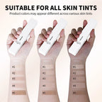 Foundation Stick Color Changing Foundation with Detachable Brush Blanc Cover Cream Stick Changing Hight Coverage Base Makeup