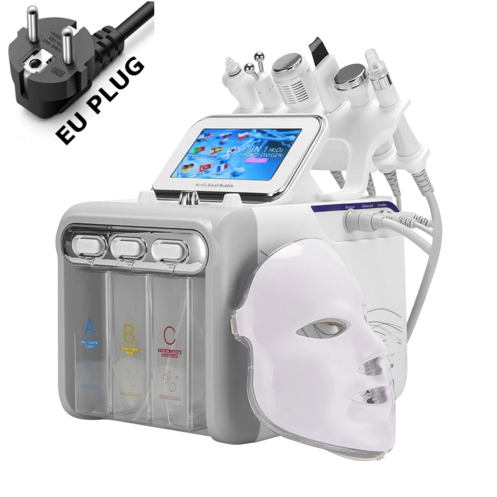New 7In 1 Water Dermabrasion Machine Deep Cleansing Machine Water Jet Hydro Diamond Facial Clean Dead Skin Removal For Salon Use