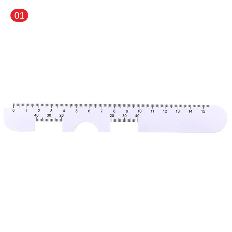 1/4pcs PD Ruler Measure Optical Vernier PD Ruler Pupil Distance Meter Eye Ophthalmic Tool Eye Occluder For Vision Test Eye Care