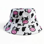 Classic Popular Funny Novelty animal cow frog duck fisherman hat Outdoor Leisure Sunscreen Sun Hat Men Women bucket hats