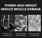 2Pcs Gym Gloves Fitness Hand Palm Protection Equipment Anti Slip Wear-resistant Wrist Protection Hard Pull Grip Strength Gloves