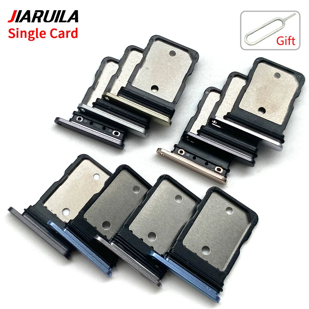 SIM Card Holder For Google Pixel 7 7A 7 Pro SIM Single Card Tray Holder Drawer Phone Holder Adapter Tray Chip Slot Drawer Parts