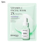 20pcs/5pcs Centella Collagen Face Mask VC Moisturizing Refreshing Sheet Masks Hyaluronic Acid  Facial Mask Skin Care Products