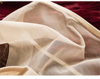 SuyaDream, Woman Lace Bra Set, Real silk Linings, Thin Mold Cup, Wire Free, Meshes Sheer Underwears, 2025 cozy Intimates