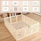 Baby and Toddler Playpen, Safety Gate for Baby Fence, Baby Playpens for Indoor and Outdoor