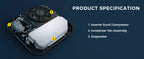 RV Rooftop Parking Air Conditioner 12V/24V DC Electric Cooling Low Noise & 4m³ High Efficiency For Vans, Campers, Motorhomes