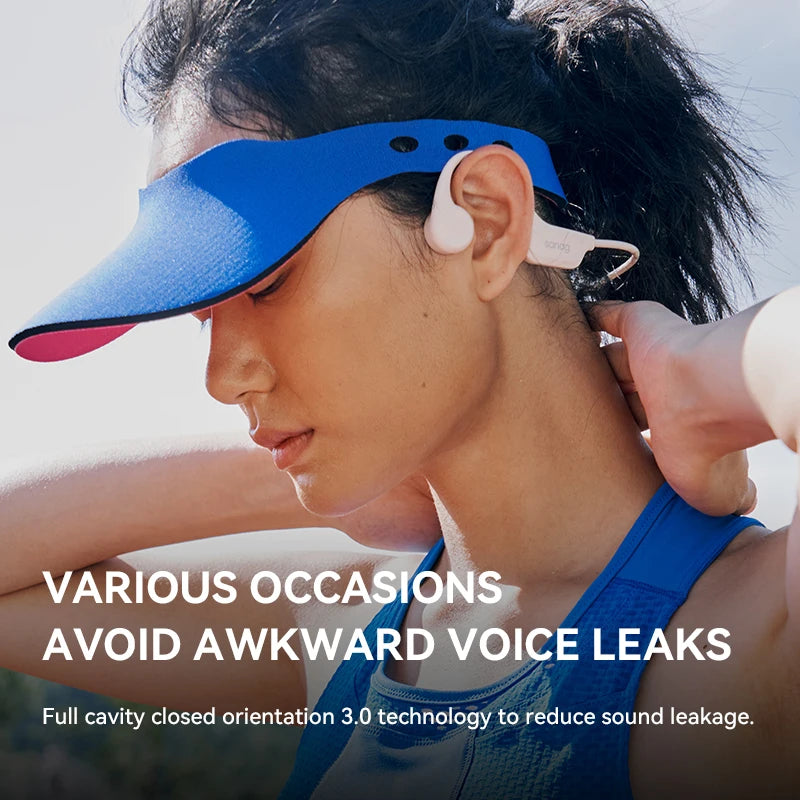 Sanag B60S Bone Conduction Earphone IPX8 Swimming Bluetooth Headphones Wireless Headset 32GB/64GB MP3 with Microphone Earbuds