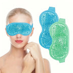 Reusable Hot Cold Gel Eye Mask, for Puffy Eyes, Headache, Sleep & Daily Eye Care, Flexible Comfort Compress