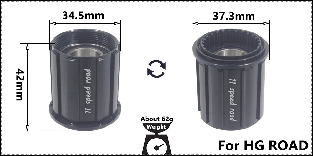 Bicycle Micro Spline Freehub MTB Road Bike Hubs Converters End Cap Adapter 11/12 Speed MS HG DT Hub Body Driver for XD DT240/350