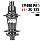 2024 KOOZER XM490 PRO BOOST Mountain Bike Hubs Steel shaft Sealed Bearing 148x12MM 110x15MM 141x5MM 28H 32 Holes Noise hub