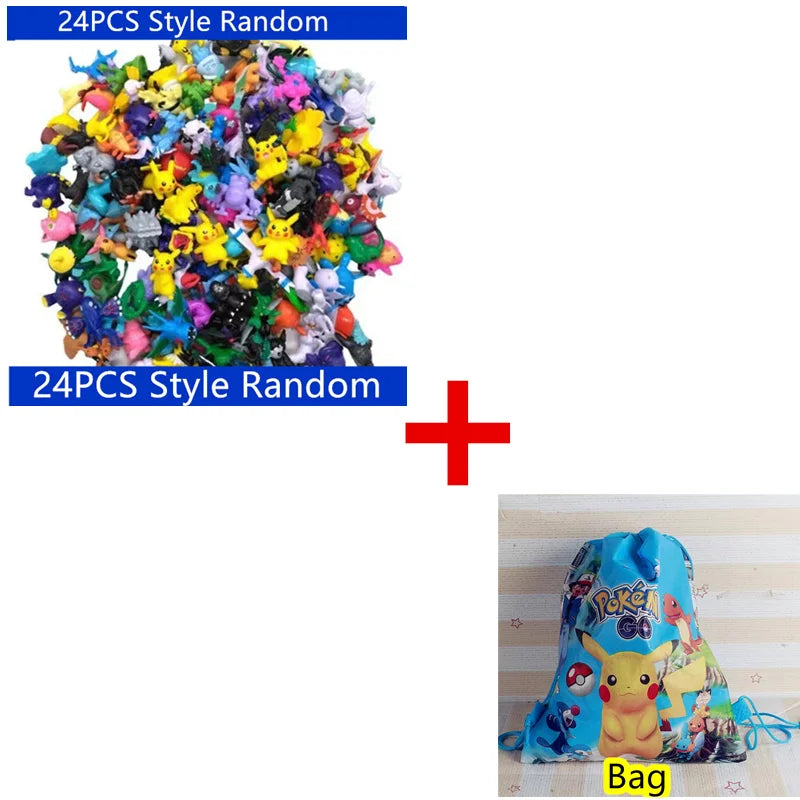 144 Style Anime  Action Figure Model Pokemon Figure Toys Ornamental Decoration Collect Toys For Children's Christmas Gift