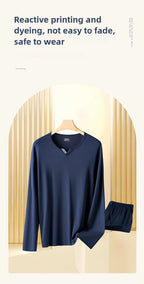 Men Pajamas Set Ultra Fine Tencel Modal Spring and Summer Comfort Loungwear Luxury Men Pajamas