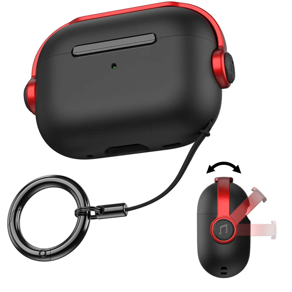 Cover For Airpods Pro 1st 2nd generation TPU Case With Keychain Wireless Earphone Protective Case For Air Pods 3 2 1 Accessories Main image