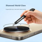 Lereach for VIVO X300 Ultra X300S Self-Locating Frame Tempered Glass Camera Lens Protector Anti-Scratch Film