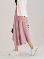 Summer Women Golf Tennis Dance Fitness Long Skirts Quick Drying Solid Female Lining High Waist Long Skirts Shorts