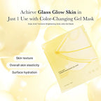 4pcs/Box Absorbable Kojic Acid Turmeric Brightening Gel Mask Collagen Moisturizing Facial Mask Retinol Anti Wrinke Firming Mask