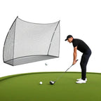 10x7x3ft Basics Golf Practice Net with Carry Bag Portable Golf Nets Personal Driving Range for Swing Chipping Backyard Outdoor