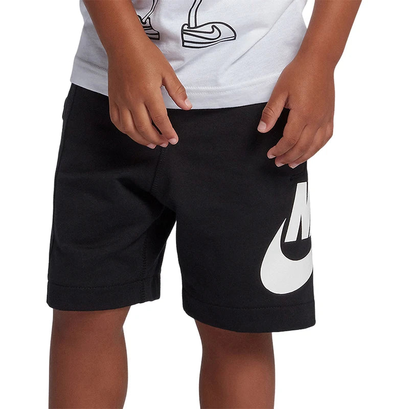 Nike genuine summer children's retro sports logo printed straight leg shorts HA5017-023