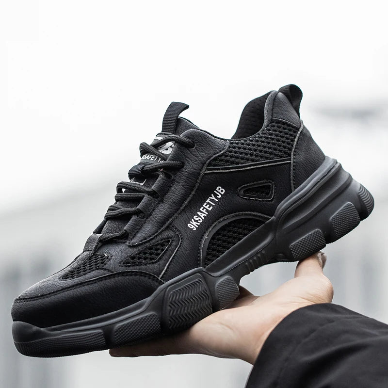 New Unisex Safety Shoes Men Work Sneakers Indestructible Safety Boots Women Shoes Men Steel Toe Shoes Sport Style