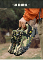 Men Casual Shoes Summer Outdoor Sneakers Women Footwear Trainer Camouflage Shoe Anti Slip Wear-Resistant Hiking Footwear