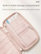 RFID Blocking Passport Holder Travel Wallet Durable Anti-Theft Card Slots Protective Case Flights Travel Organizer for Women Men