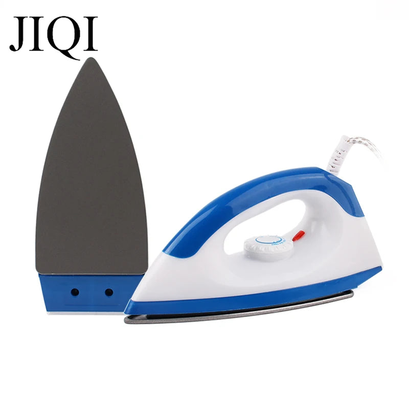 Adjustable Temperature Portable Electric Iron Fast Heating Travel Craft Dry Ironing Machine Clothes Wrinkle Removal Baseplate Main image