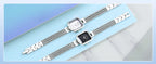 BERNY Square Women Wristwatch Luxury Fashion Quartz watches Minimalist Rectangle Mini Dial Stainless Steel Jewelry Women's Watch