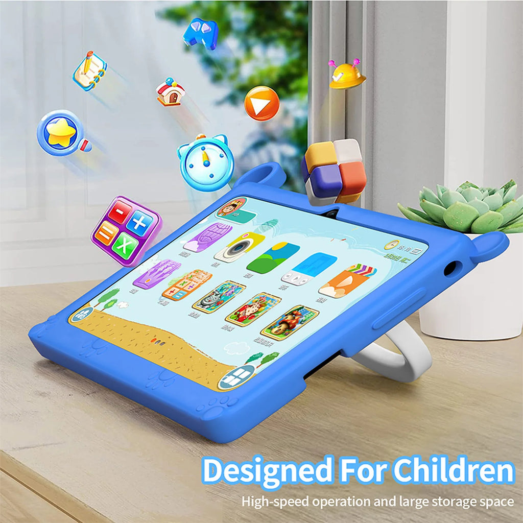 New Global Android Version 7 Inch tablets Quad Core 4GB+64GB ROM 5G WiFi Google Kids Tablets Portable Kids-Proof protective case