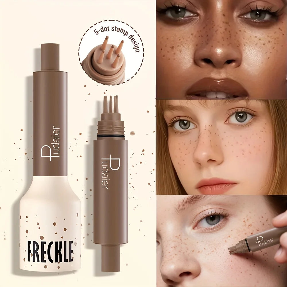 Natural Nude Makeup Fake Freckles Pen Waterproof Long Lasting Light Coverage Freckle Stamp for Women Main image