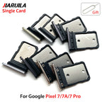 SIM Card Holder For Google Pixel 7 7A 7 Pro SIM Single Card Tray Holder Drawer Phone Holder Adapter Tray Chip Slot Drawer Parts