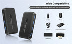 MZX USB 3.0 Switch KVM Switcher Selector KM Hub Docking Station Dock 2 Computer Laptop PC Accessories Share Keyboard for Macbook