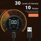 Abdominal Muscle Stimulator Weight Belts Ab Toning Belt Muscle Toner Back Waist Home Fitness Slimming Massager USB Recharge