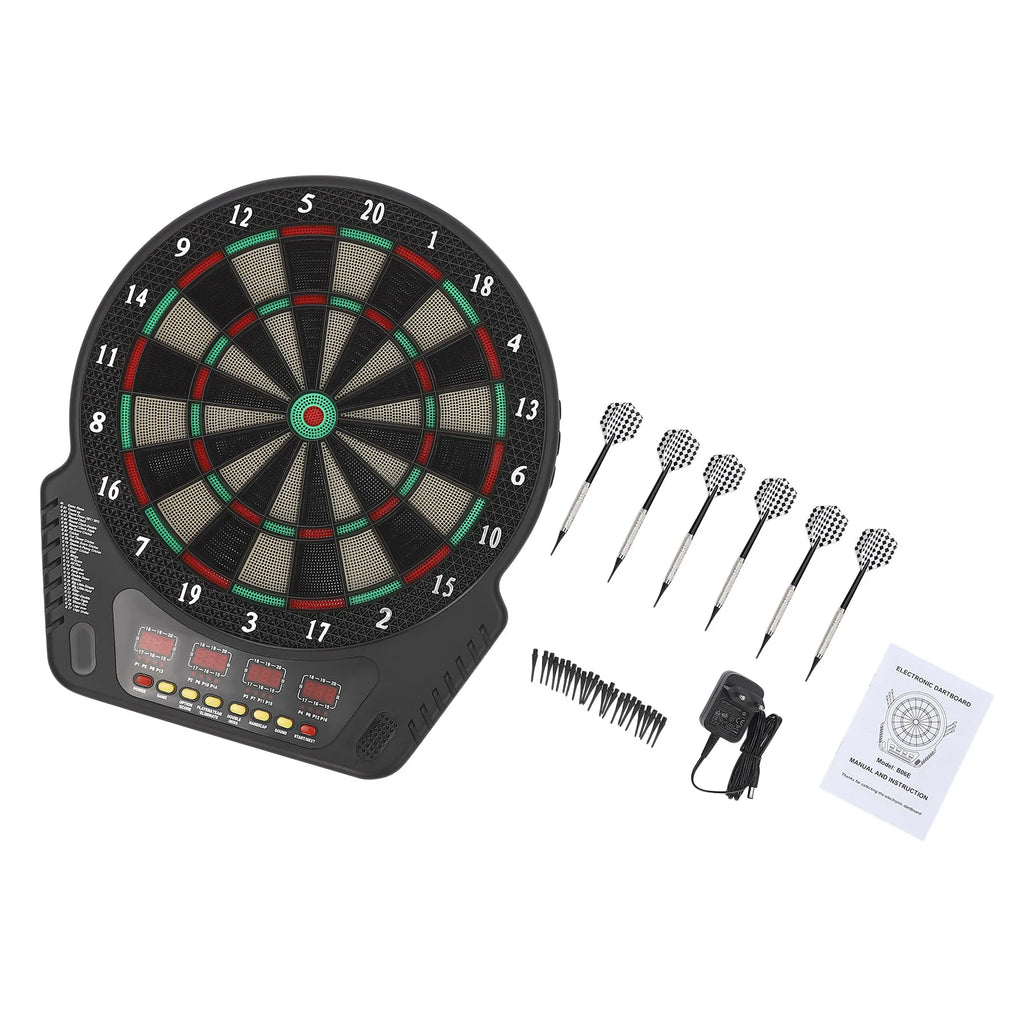 Electronic Dartboard with 6 Darts Dartboard Innovative Dart Machine with 27 game modes & 243 variants supports up to 16 players