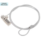 【4 Digit Security Password Computer Lock Anti-theft Chain For Notebook PC Laptop】