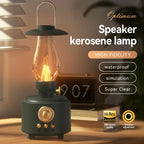 Retro Lamp Style Wireless Bluetooth Speaker with Portable FM Radio and USB Port Bluetooth 5.3 Suitable for Camping Home Decor