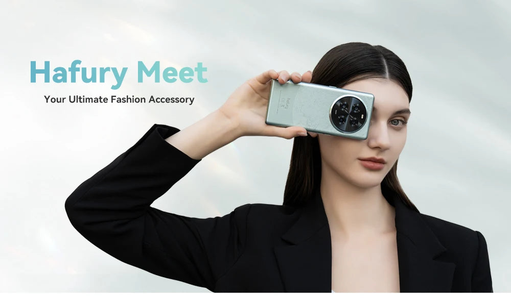 Cubot Hafury Meet, Smartphone Android, 6.67" 120Hz AMOLED Curved Screen, 24GB RAM(12GB+12GB), 256GB ROM, Helio G99,100MP,NFC,