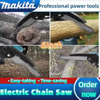Makita 6 Inch Chain Saw Electric Saw 18V Handheld Portable Wood Logging Chain saw Garden Pruning Wood Power Tool