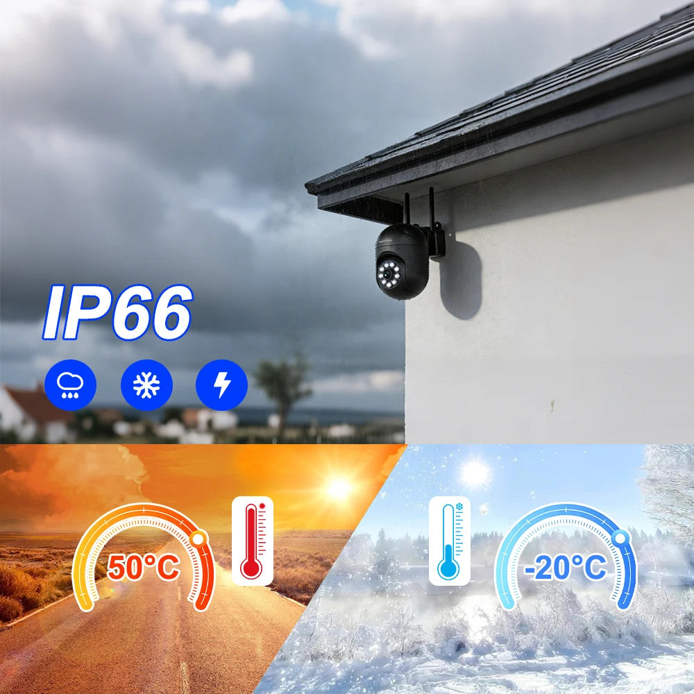SZSINOCAM WIFI Camera Auto Tracking Two Way Audio PTZ Outdoor Wifi Surveillance Camera Security Protection Cameras Smart Home