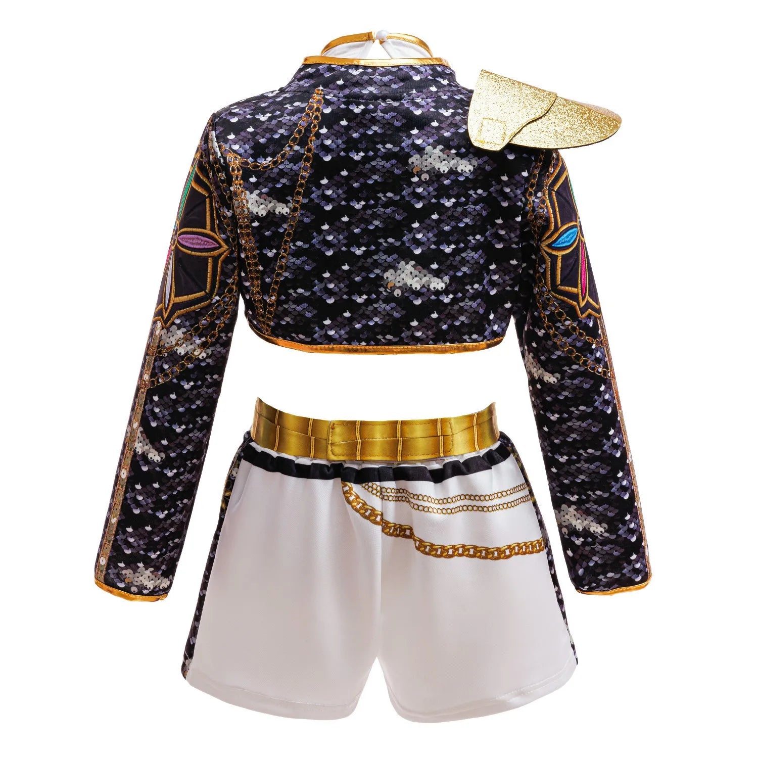 4 5 6 7 8 9 10 11 12 Years K-POP Girls Clothing Sets Cosplay 3Pcs Girls Suits Korean Version Birthday Party Costume Kids Clothes