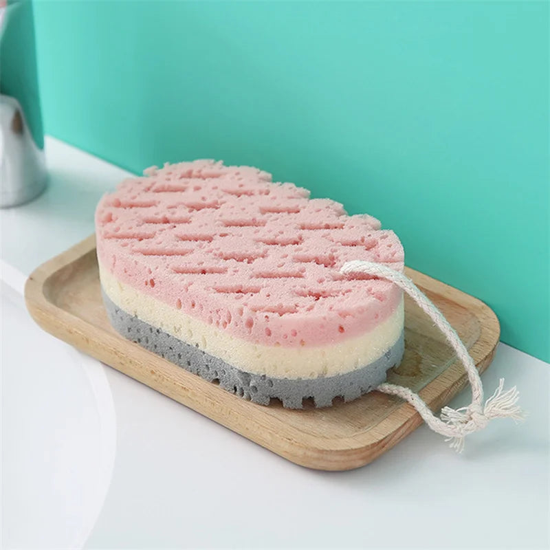 1-5PCS Soft Shower Sponge Ball Gentle Exfoliator Massage Cleansing Brush For Daily Body Skin Care And Bathing Use