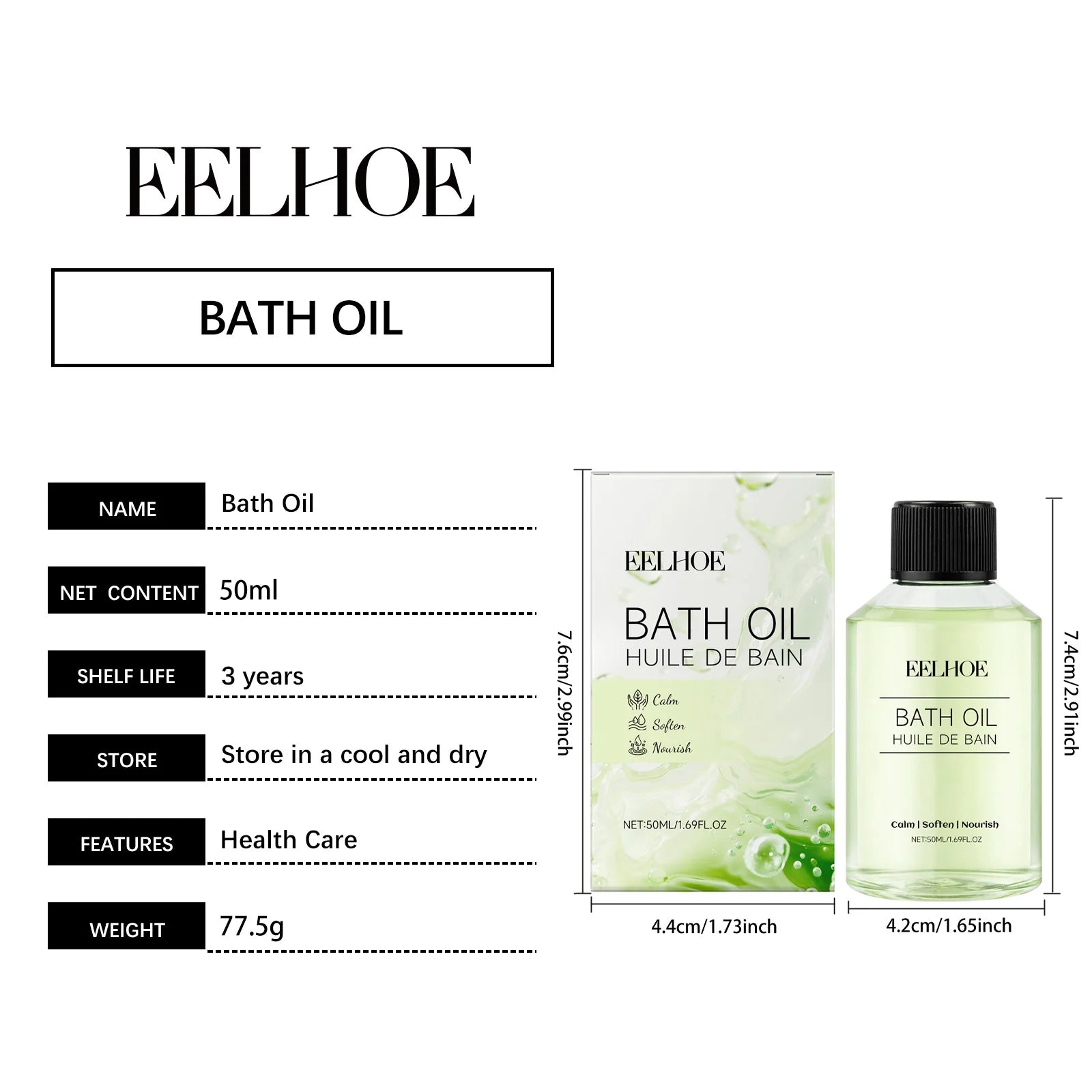 Moisturizes Bath Oil Remove Dirt Soothes Muscles Relieve Stress Promotes Relaxation Long Lasting Fragrance Body Care Shower Oil