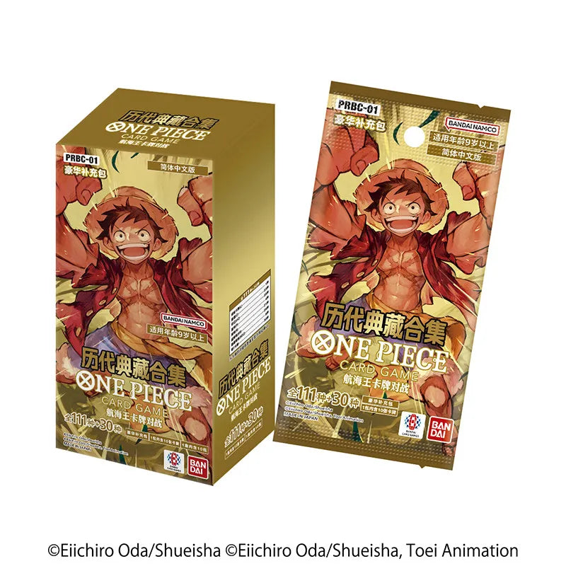 Original One Piece King Simplified Chinese PRBC01/02 EB3/OPC01/03/08/09/14/11/12/13 Supplementary Pack Battle Card Cartoon Toys